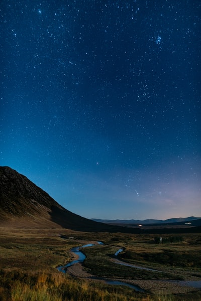 山上星空